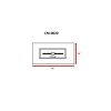 Fiber Reinforced Concrete Propane/Natural Gas Fire pit table(Cast Stone)