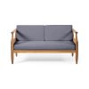 ASTON Outdoor 4 Seater Chat Set with Cushions_LOVESEAT & COFFEE TABLE &CLUB CHAIR