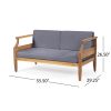 ASTON Outdoor 4 Seater Chat Set with Cushions_LOVESEAT & COFFEE TABLE &CLUB CHAIR