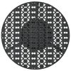 Bistro Table Black 15.7"x27.5" Metal