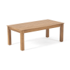 Temecula Outdoor Acacia Wood 4-Seater Chat Set - Brown Patina Finish + Cream Cushion