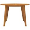 Patio Table Ø43.3"x29.5" Solid Wood Acacia